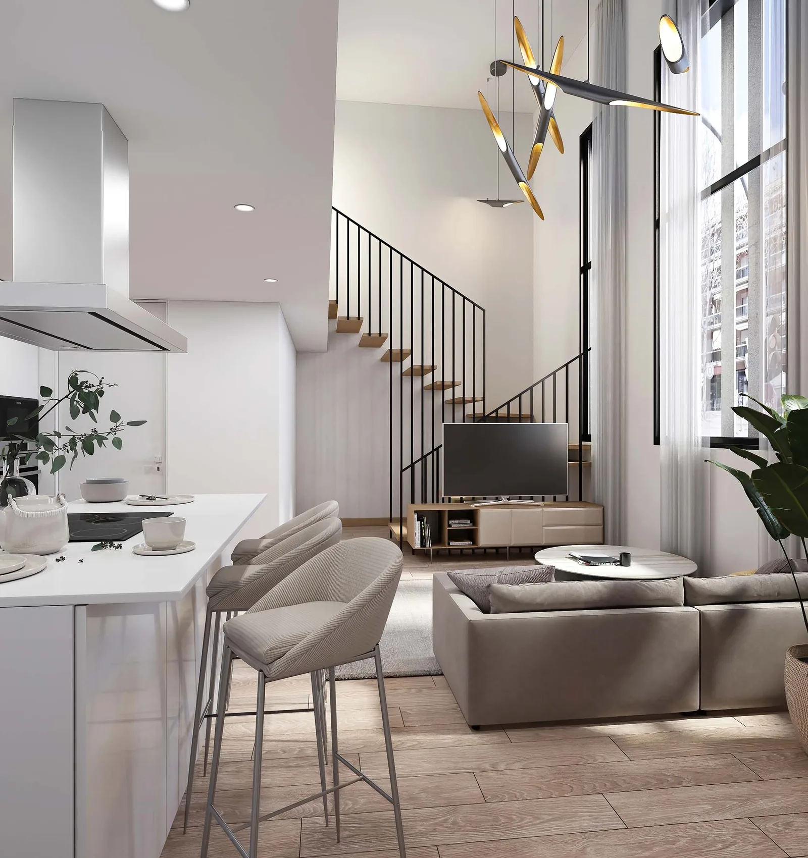 Render real de industria 9
